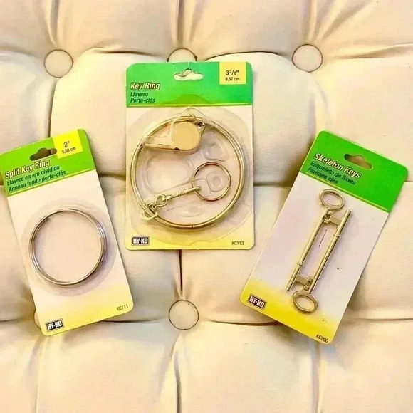 3 Pc Key Ring Set - Picture 1 of 5